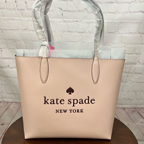 KATE SPADE glitter on tote smoke rose! NWT Perfect Gift! - Picture 1 of 9